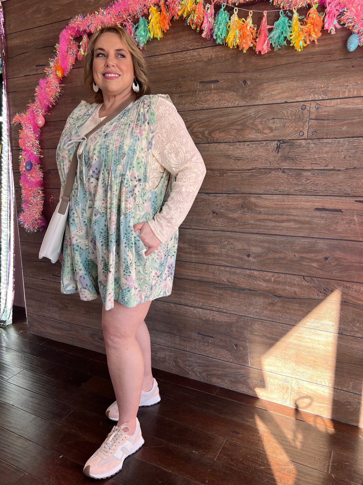 Curvy Secret Garden Romper