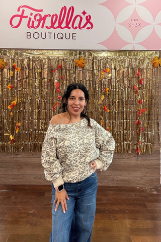 Off The Shoulder Sweatshirt Wild