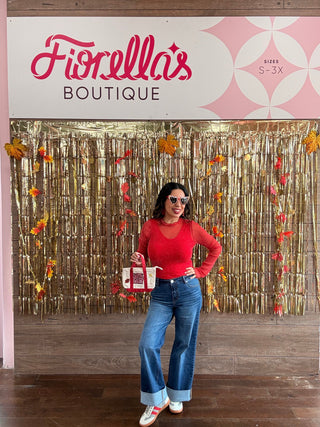 Scarlet Hour Mesh Top