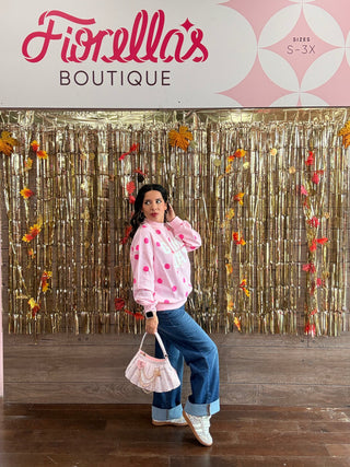 Spotted on 5th Crossbody Princess Pink