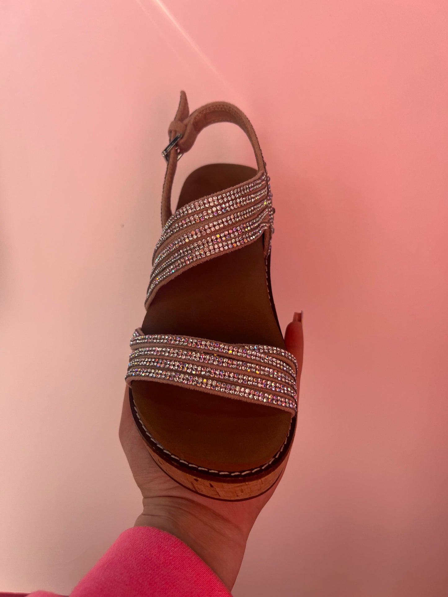 Champagne Sparkle Wedge