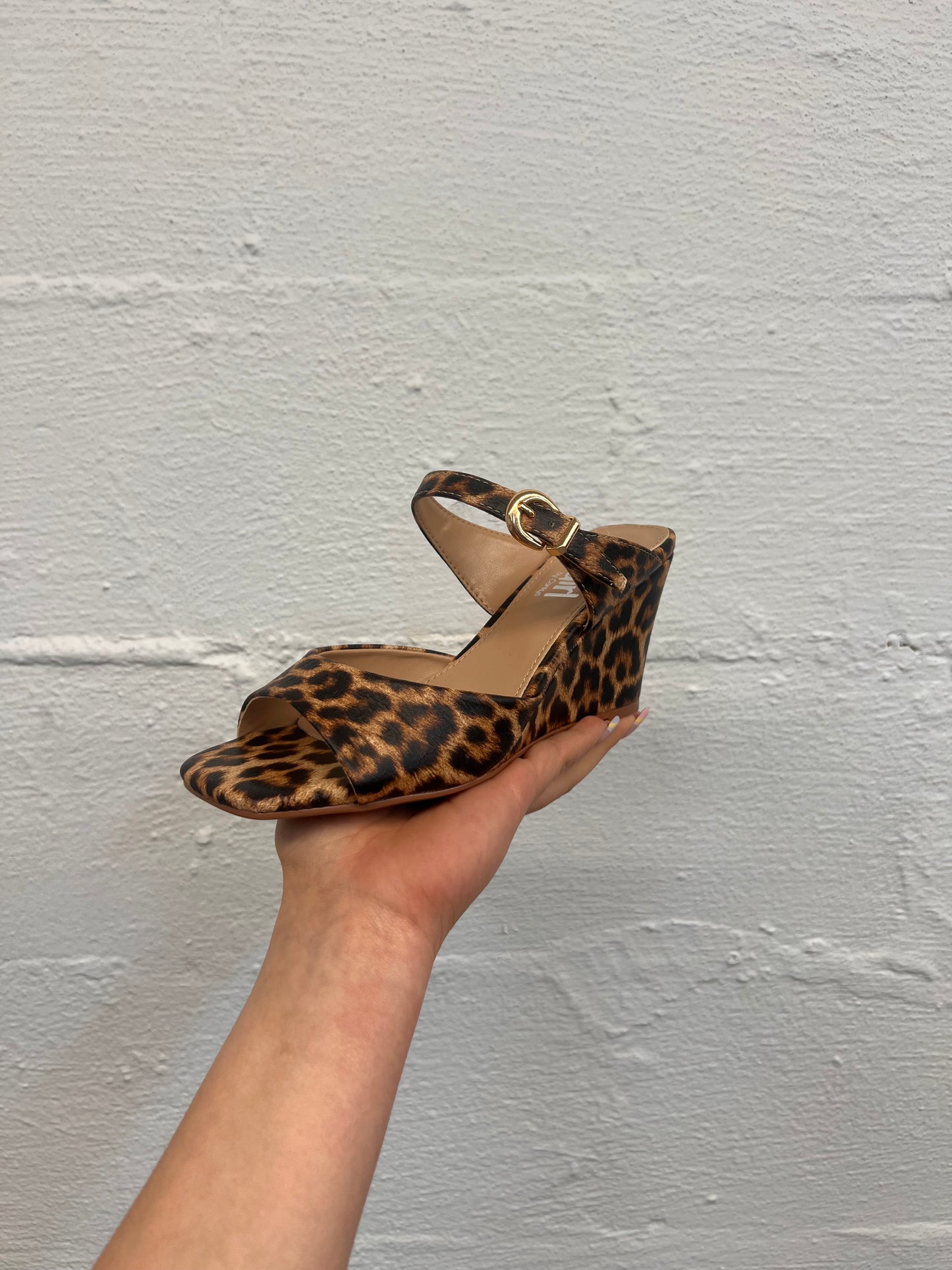 Elevated Leopard Heel