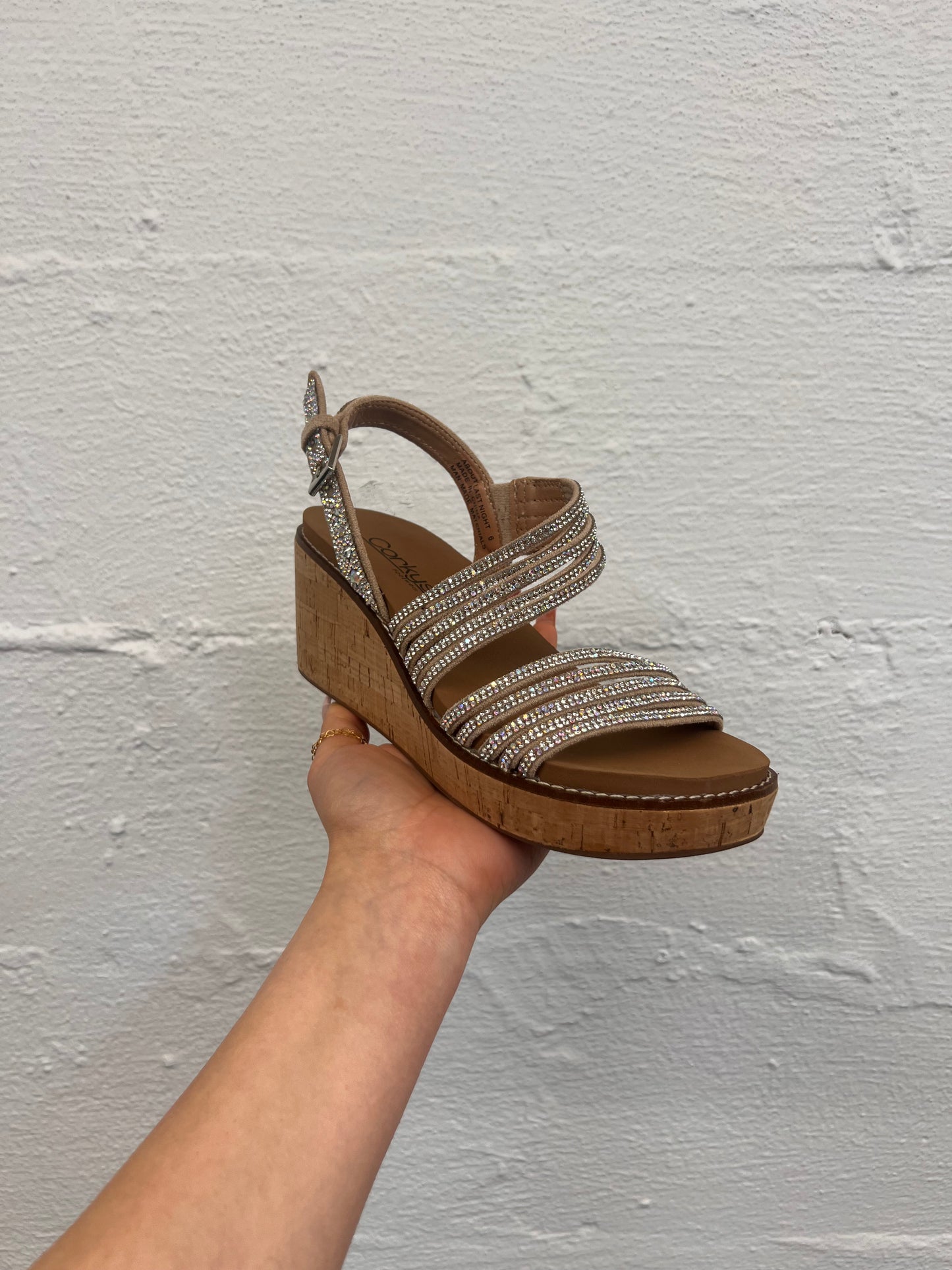 Champagne Sparkle Wedge