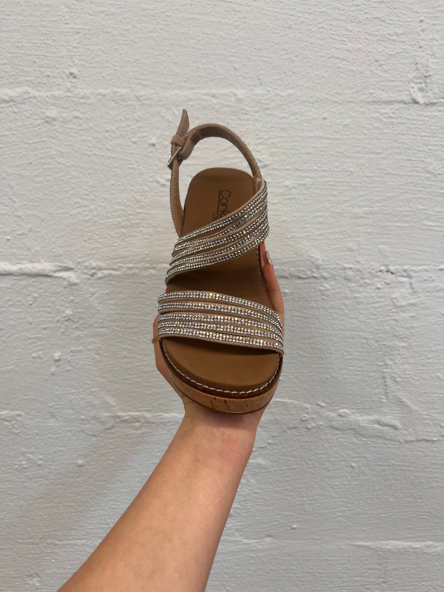 Champagne Sparkle Wedge