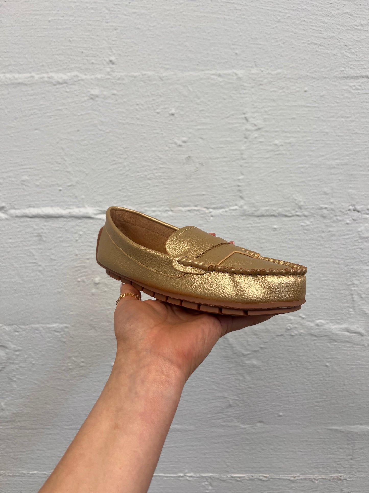 Golden Girls Loafers Gold