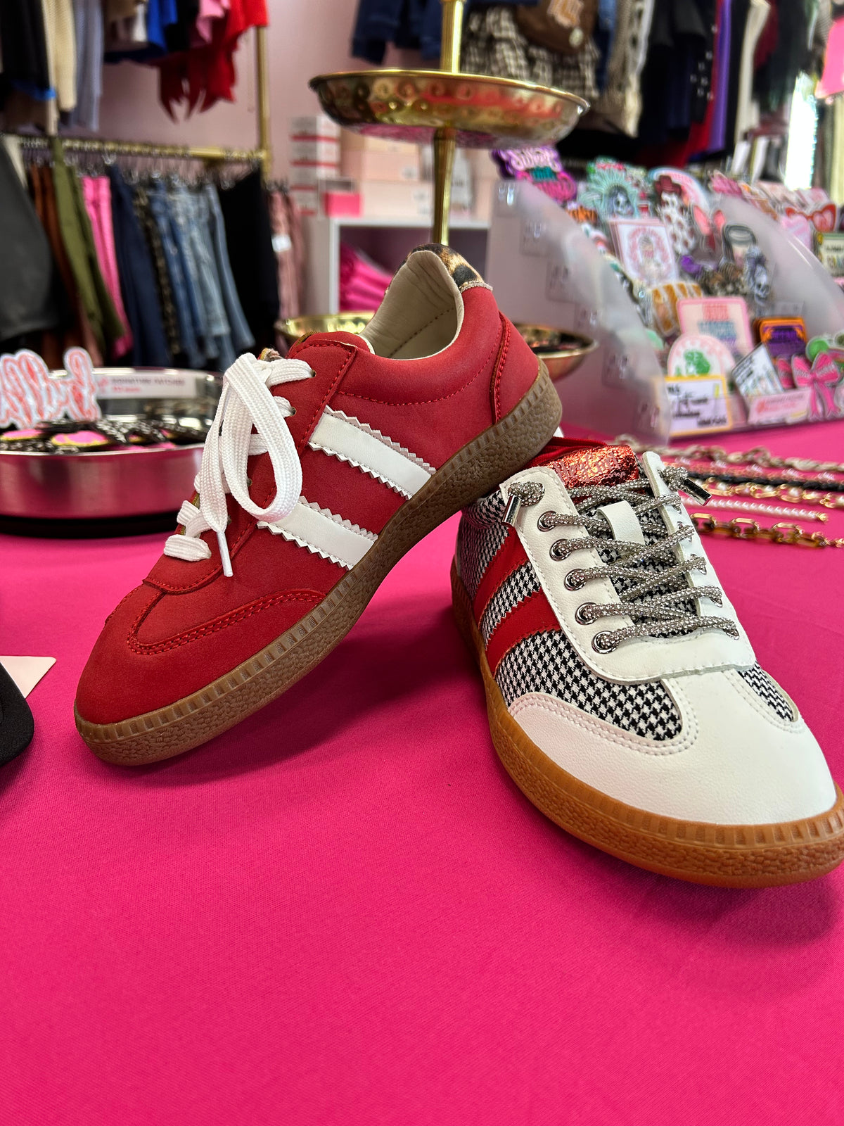 Heads Up Houndstooth Sneakers