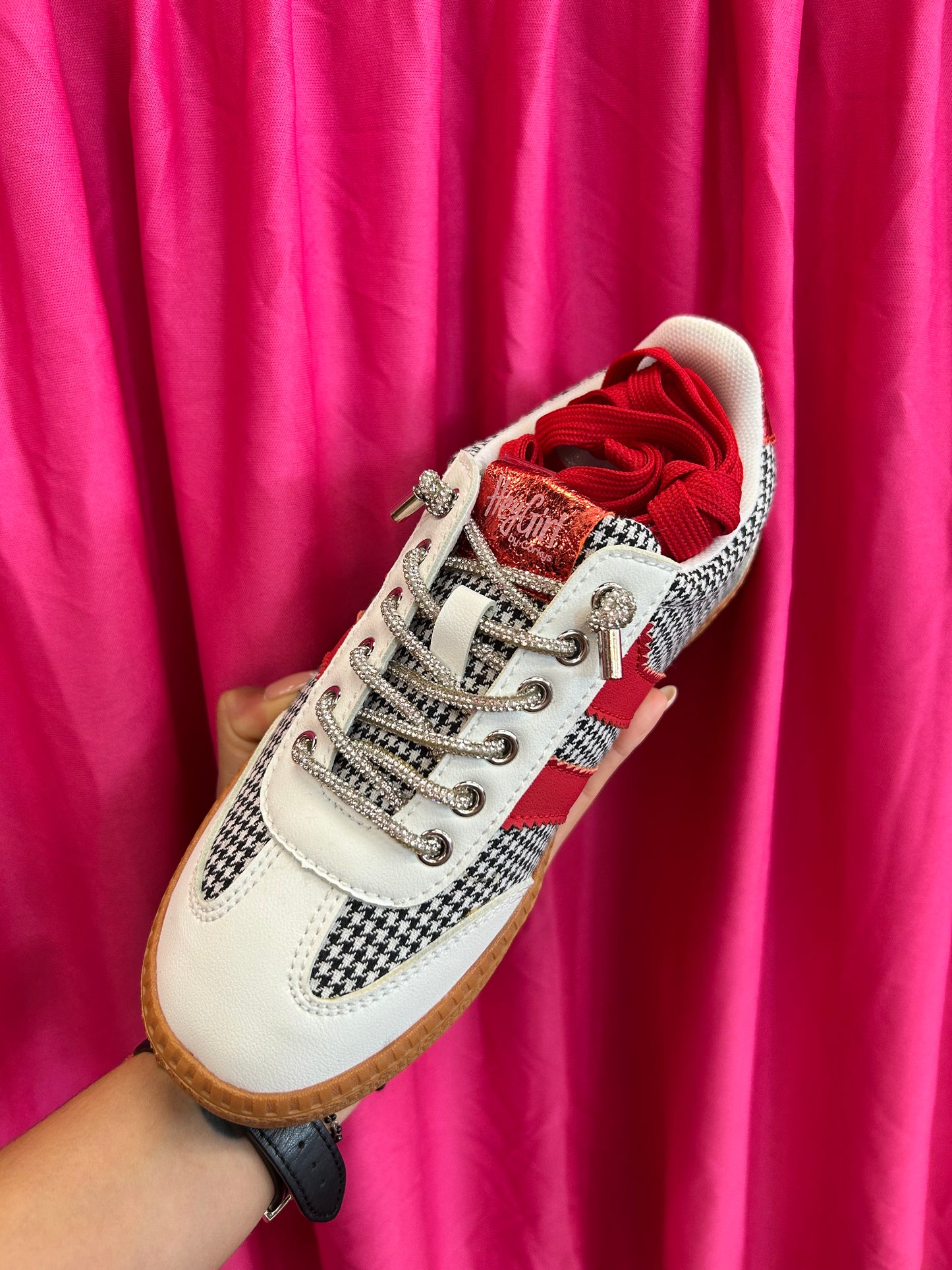 Heads Up Houndstooth Sneakers
