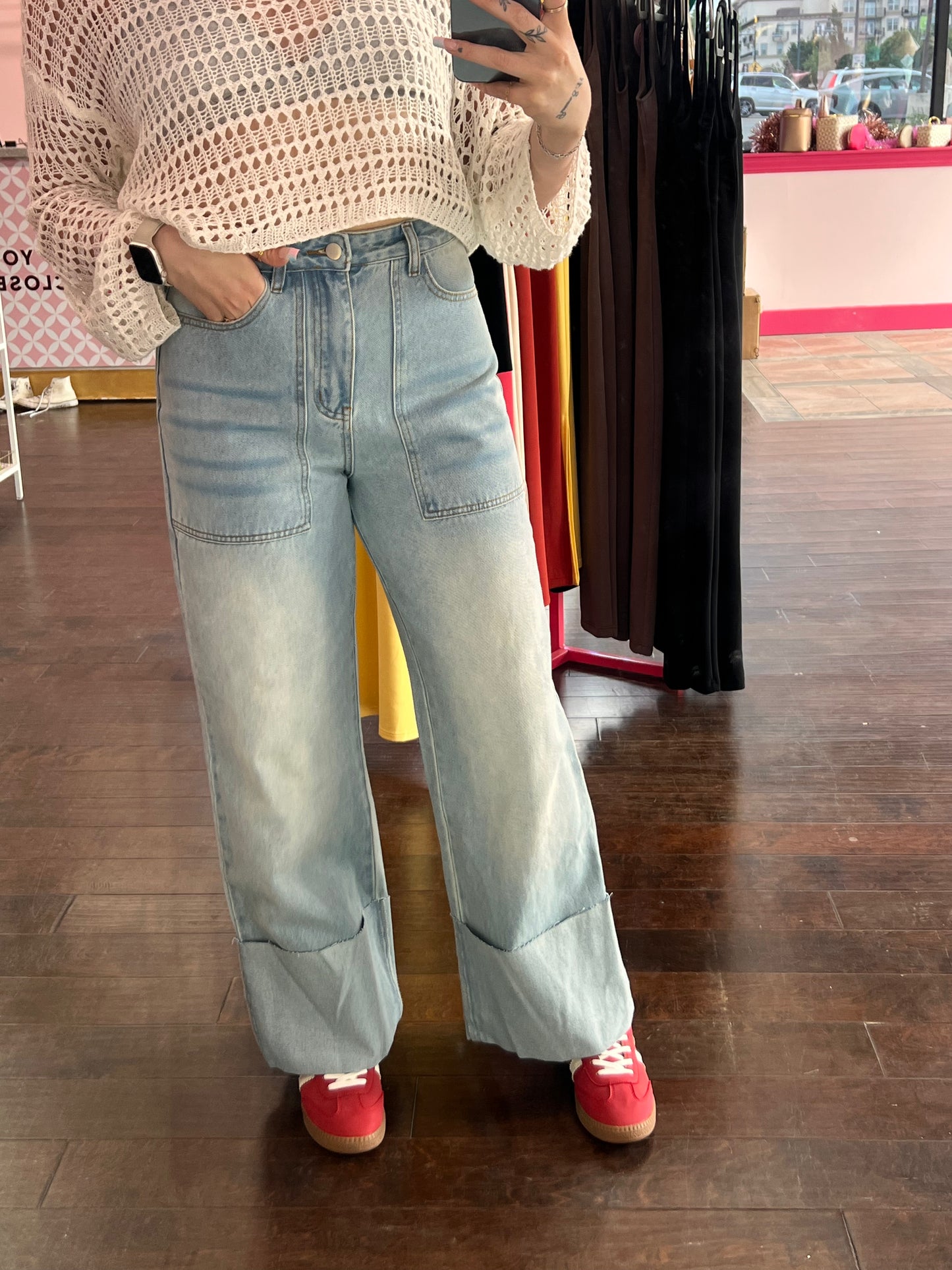 Katie's Wide Leg Jeans