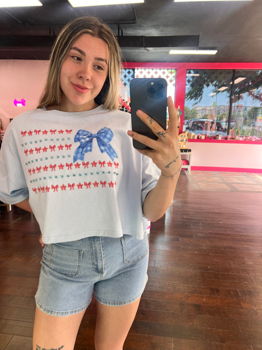 Hi-Rise Denim Shorts