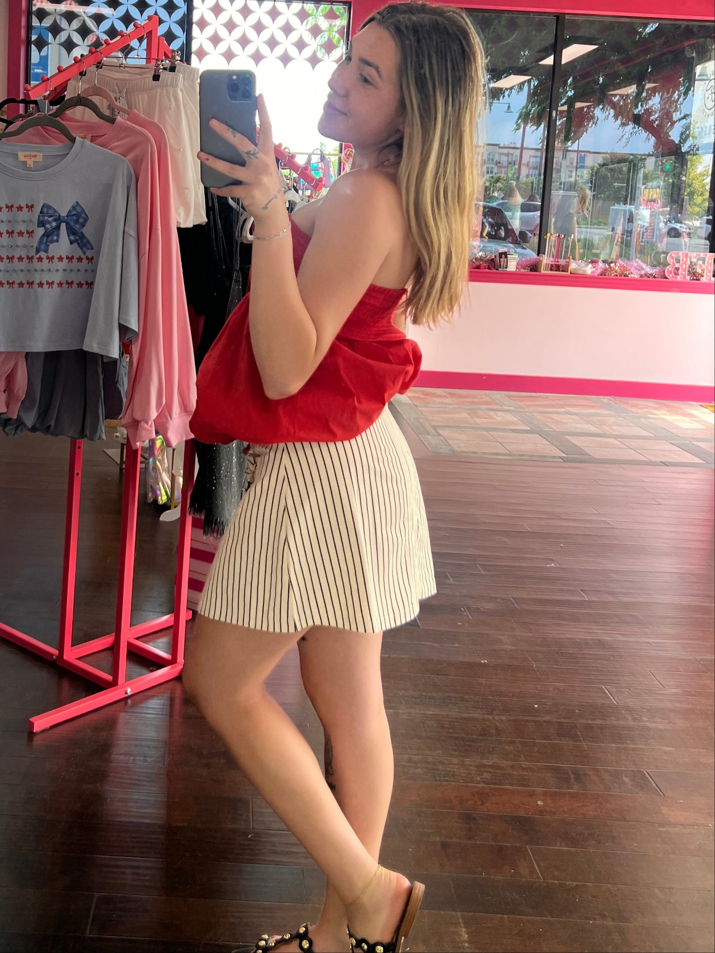 Sweet Stripe Mini Skirt