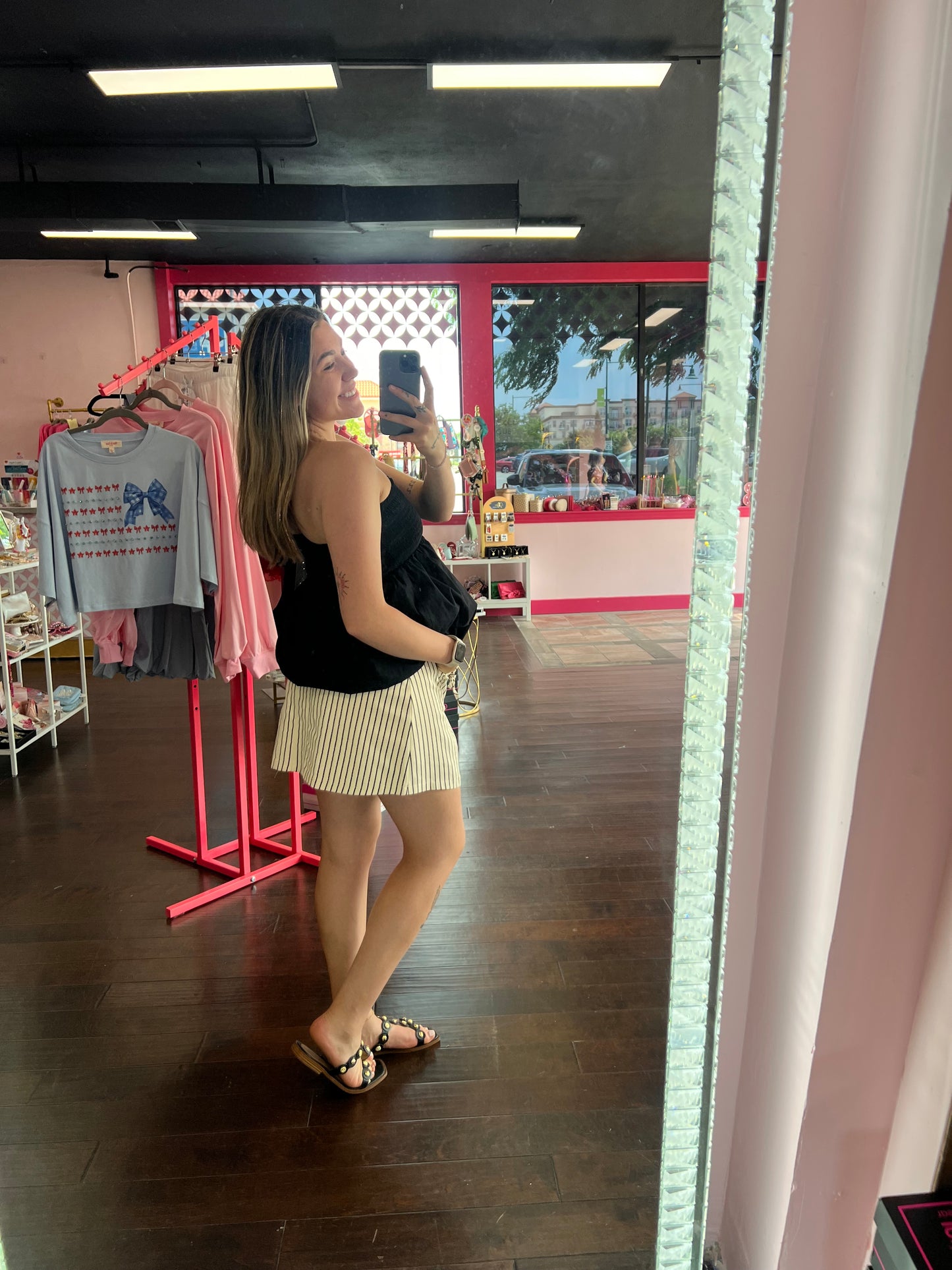 Baby Doll Tube Top Red