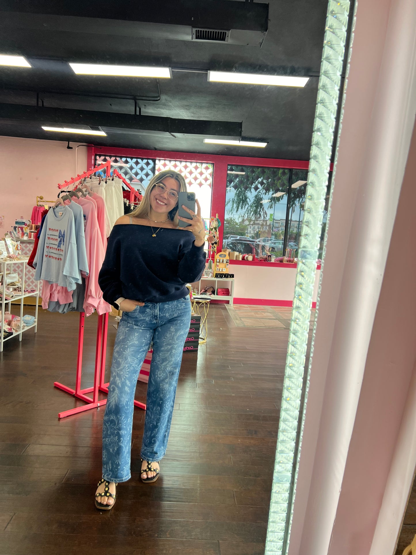 Mid-Rise Soft Bloom Denim