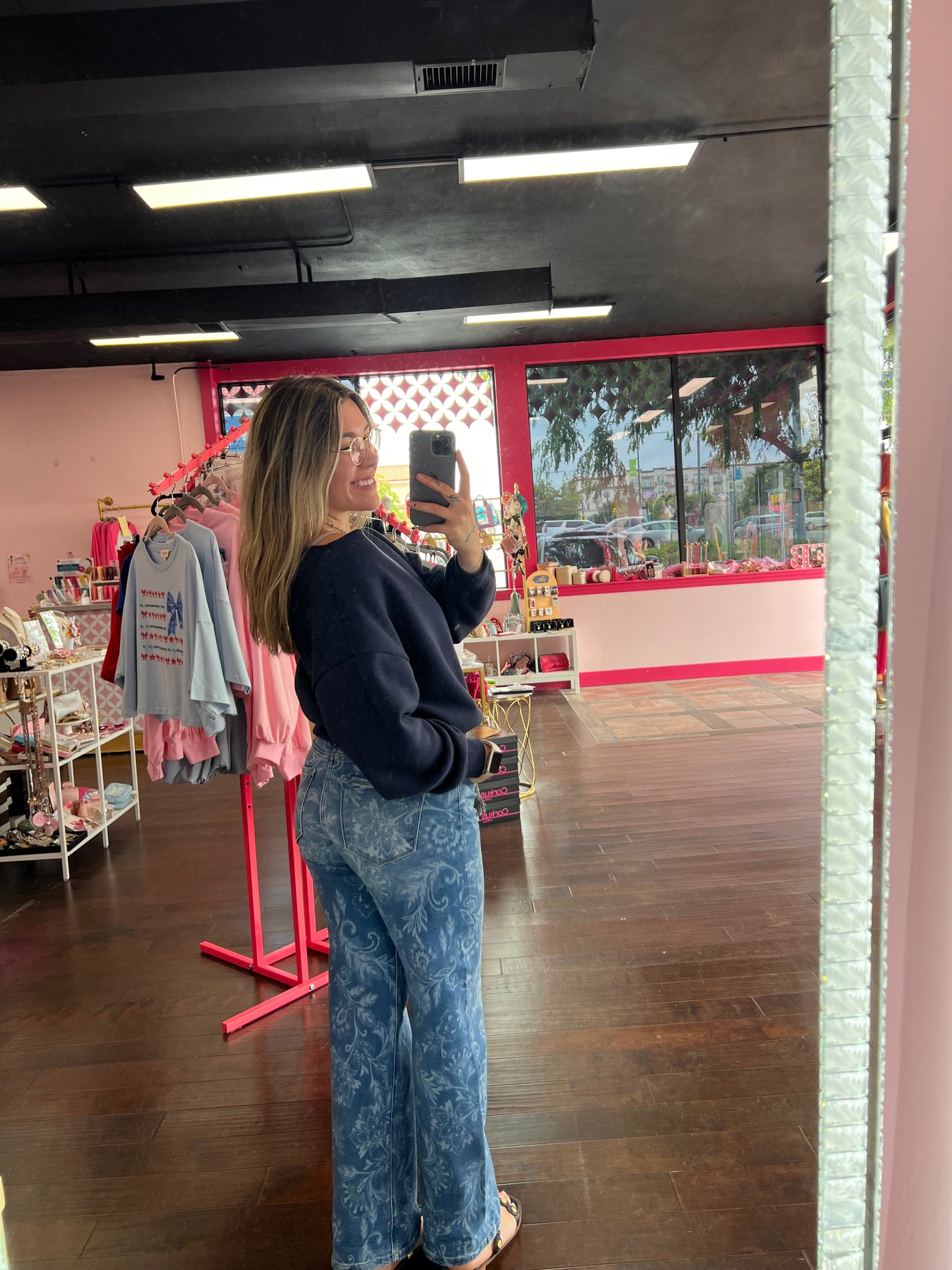 Mid-Rise Soft Bloom Denim