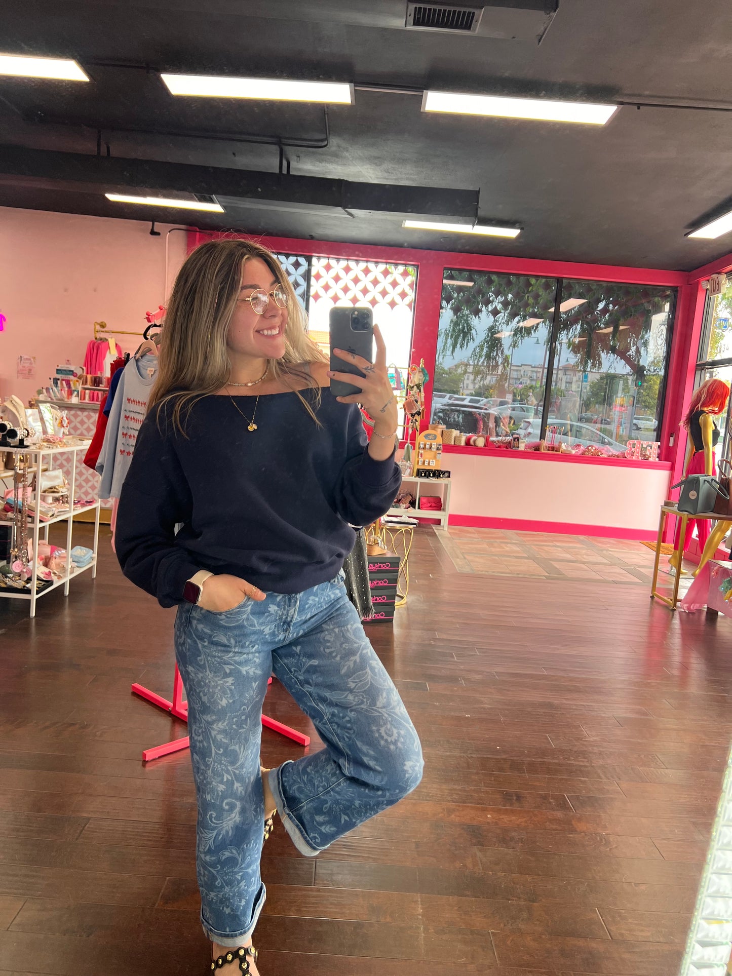 Mid-Rise Soft Bloom Denim