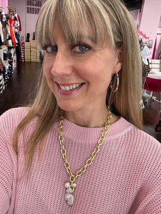 SP Diana Necklace 20" Pearl