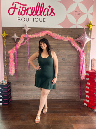 Curvy Active Romper Sunset