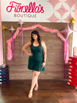 Curvy Active Romper Mint
