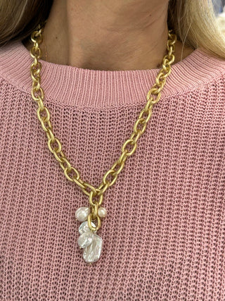 SP Diana Necklace 20" Pearl