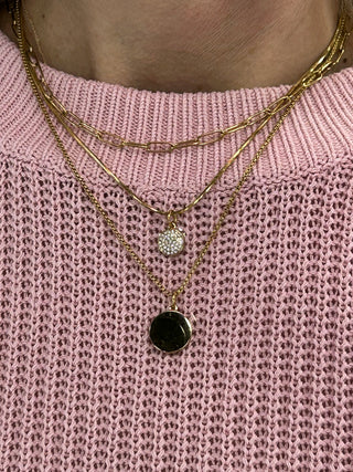 SP Drayton Layered Necklace 18" Crystal