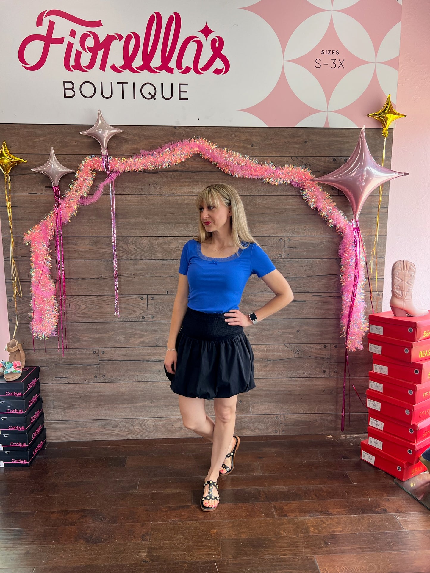 Baby Doll Tube Top Black