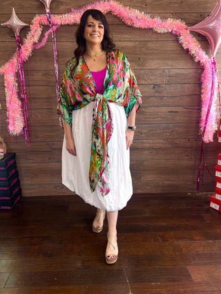 Tropical Daydream Long Kimono