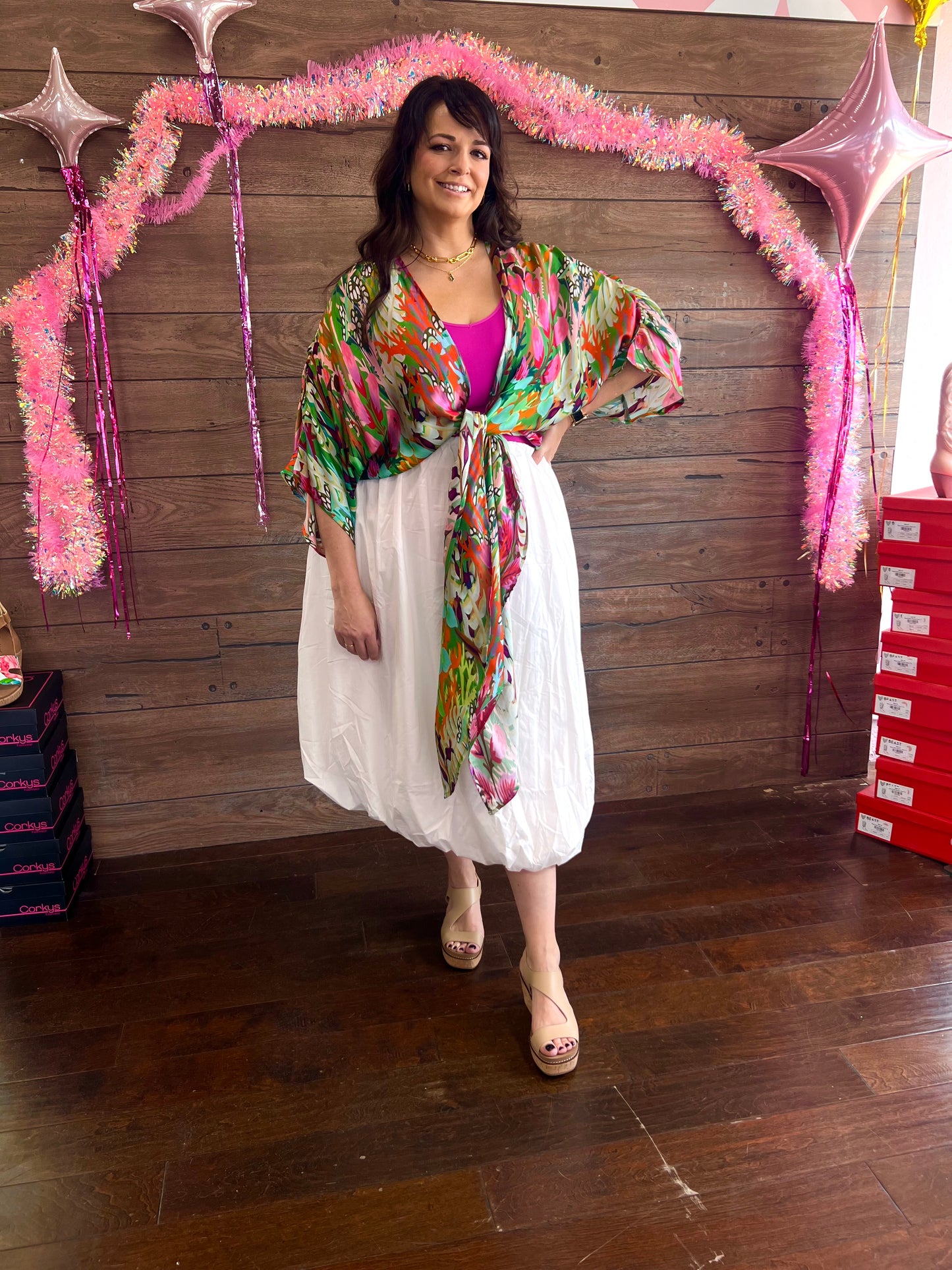 Tropical Daydream Long Kimono