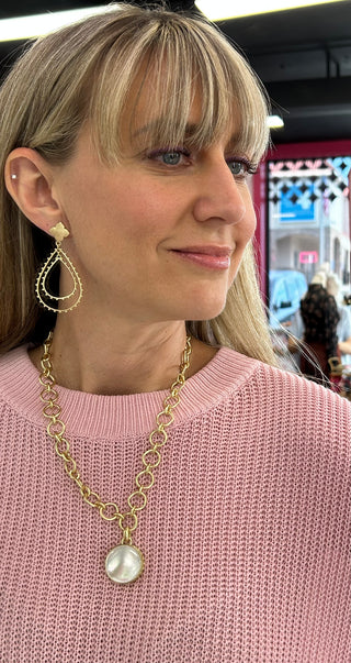 SP Richmond Hill Teardrop Earrings Gold