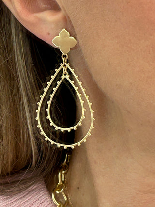 SP Richmond Hill Teardrop Earrings Gold