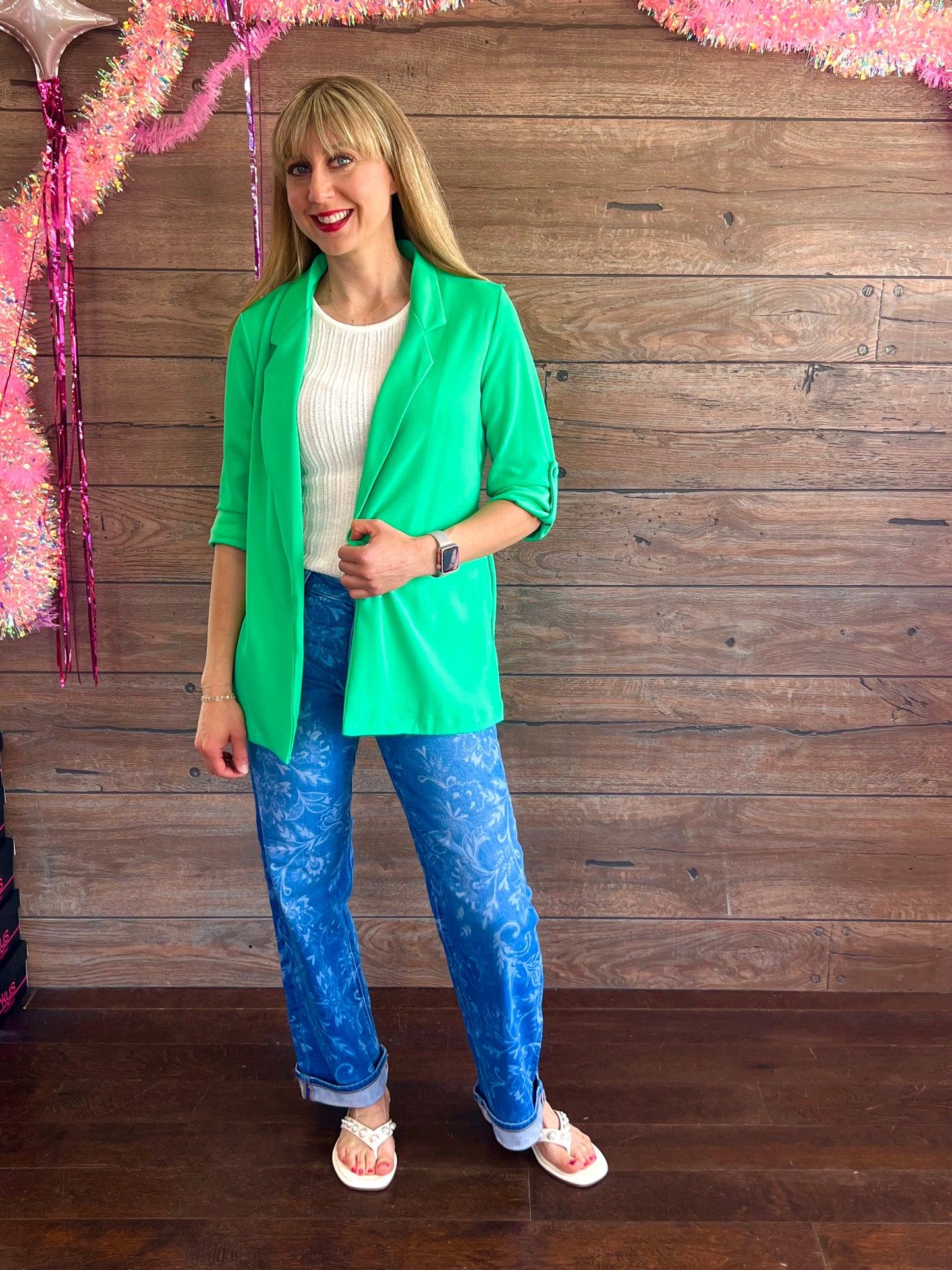 Mid-Rise Soft Bloom Denim
