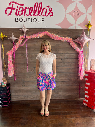 Sun-Cool Everyday Skort Floral