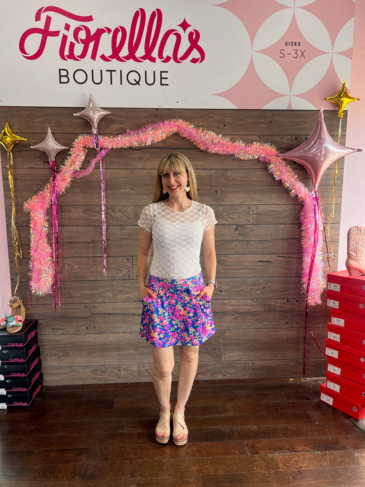 Sun-Cool Everyday Skort Floral