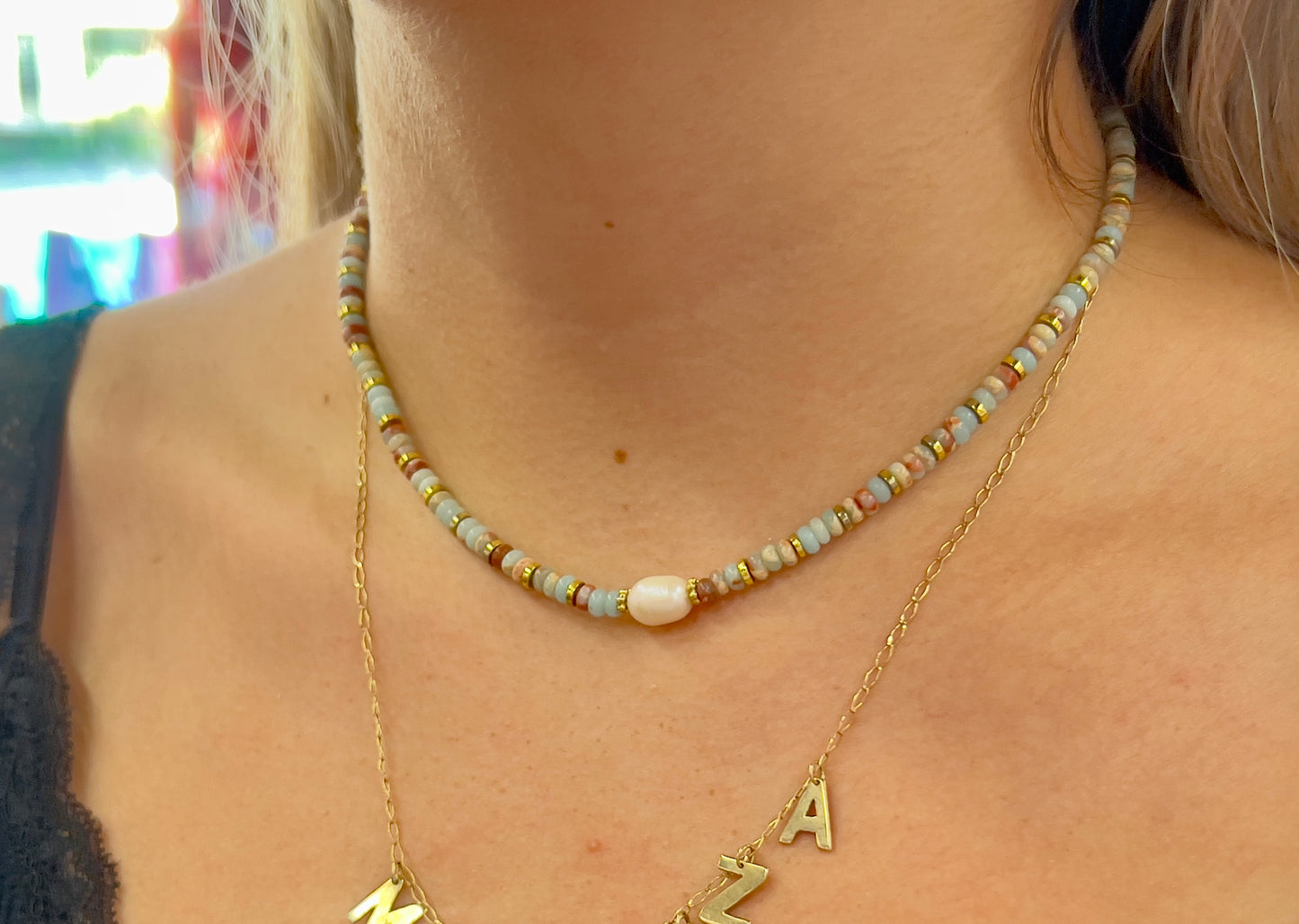 Shell Beaded Necklace