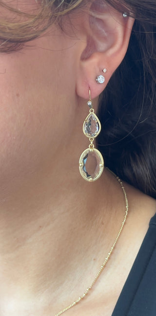 SP Lagoon Earrings Crystal