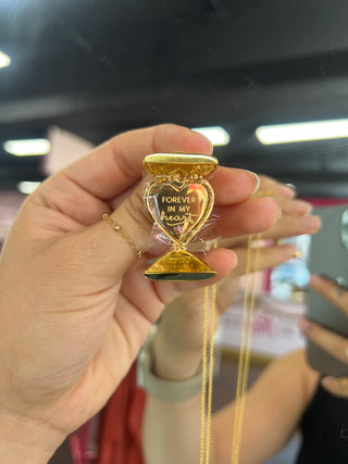 SP Locket Note Gem Heart Forever In My Heart
