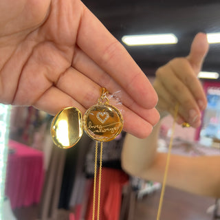 SP Locket Note Gem Love Always