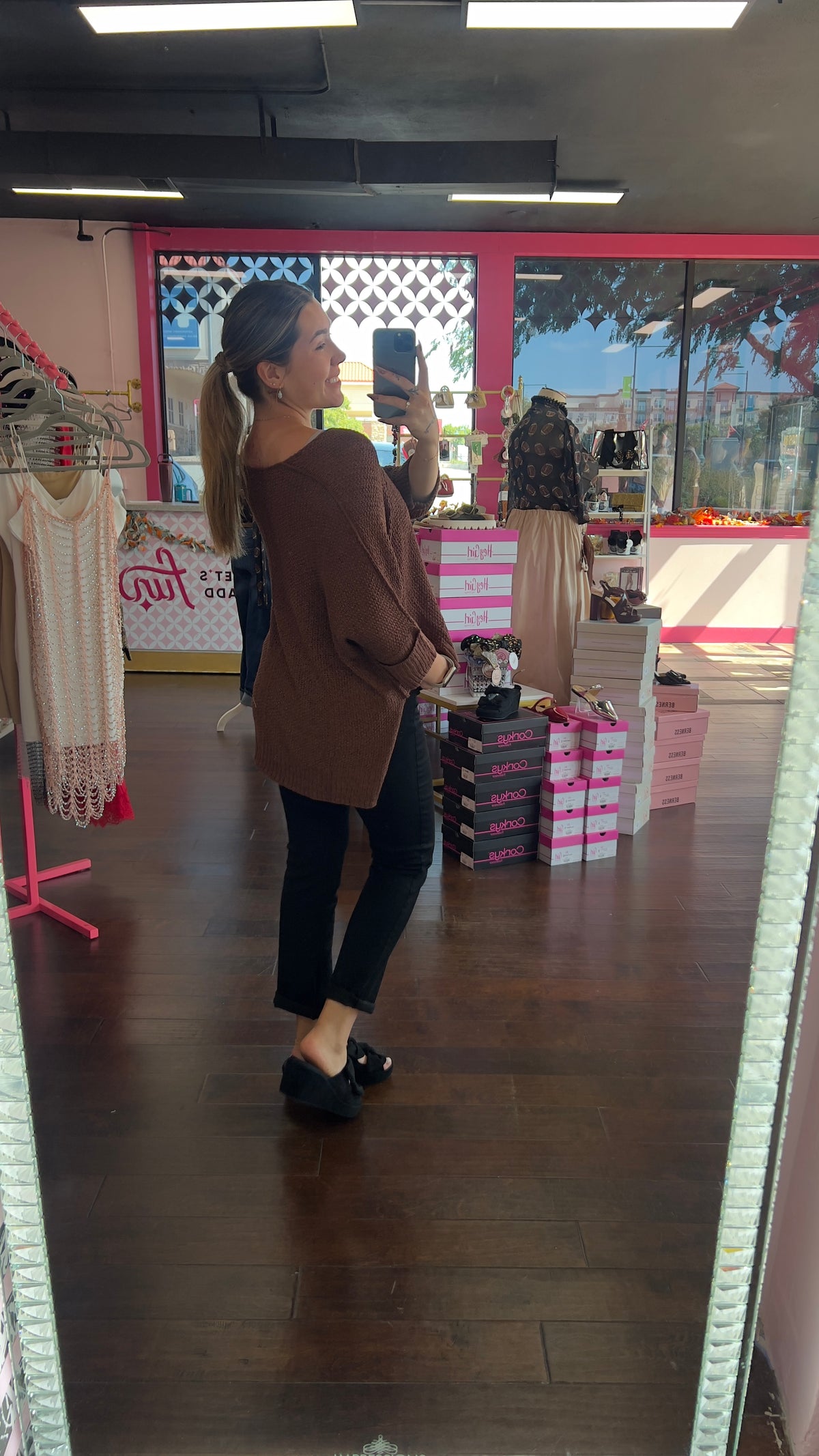 Easy Does It Knit Sweater (O/S)