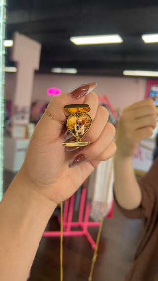 SP Heart Locket Photo Holder