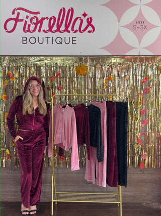 All Eyes on Me Velvet Sparkle Jacket