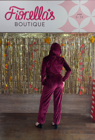 All Eyes on Me Velvet Sparkle Pants