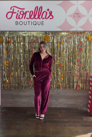 All Eyes on Me Velvet Sparkle Jacket