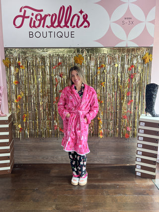 Pinkmas Morning Lounge Robe