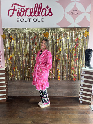 Pinkmas Morning Lounge Robe