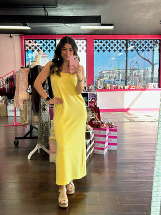Tank Maxi Dress Sunflower