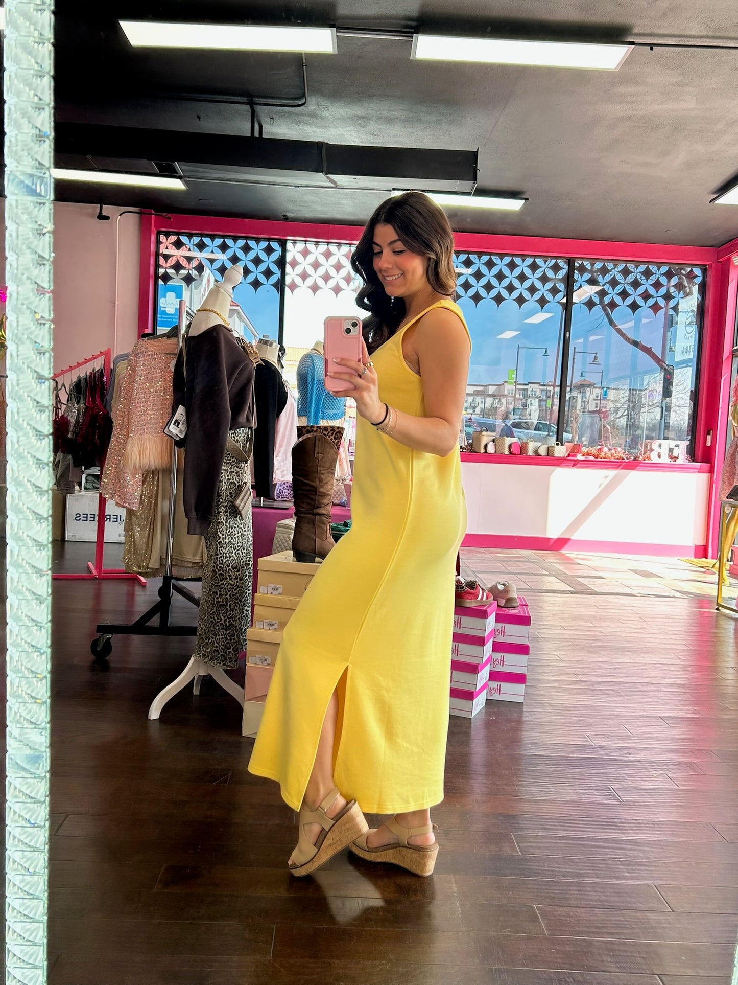 Tank Maxi Dress Sunflower