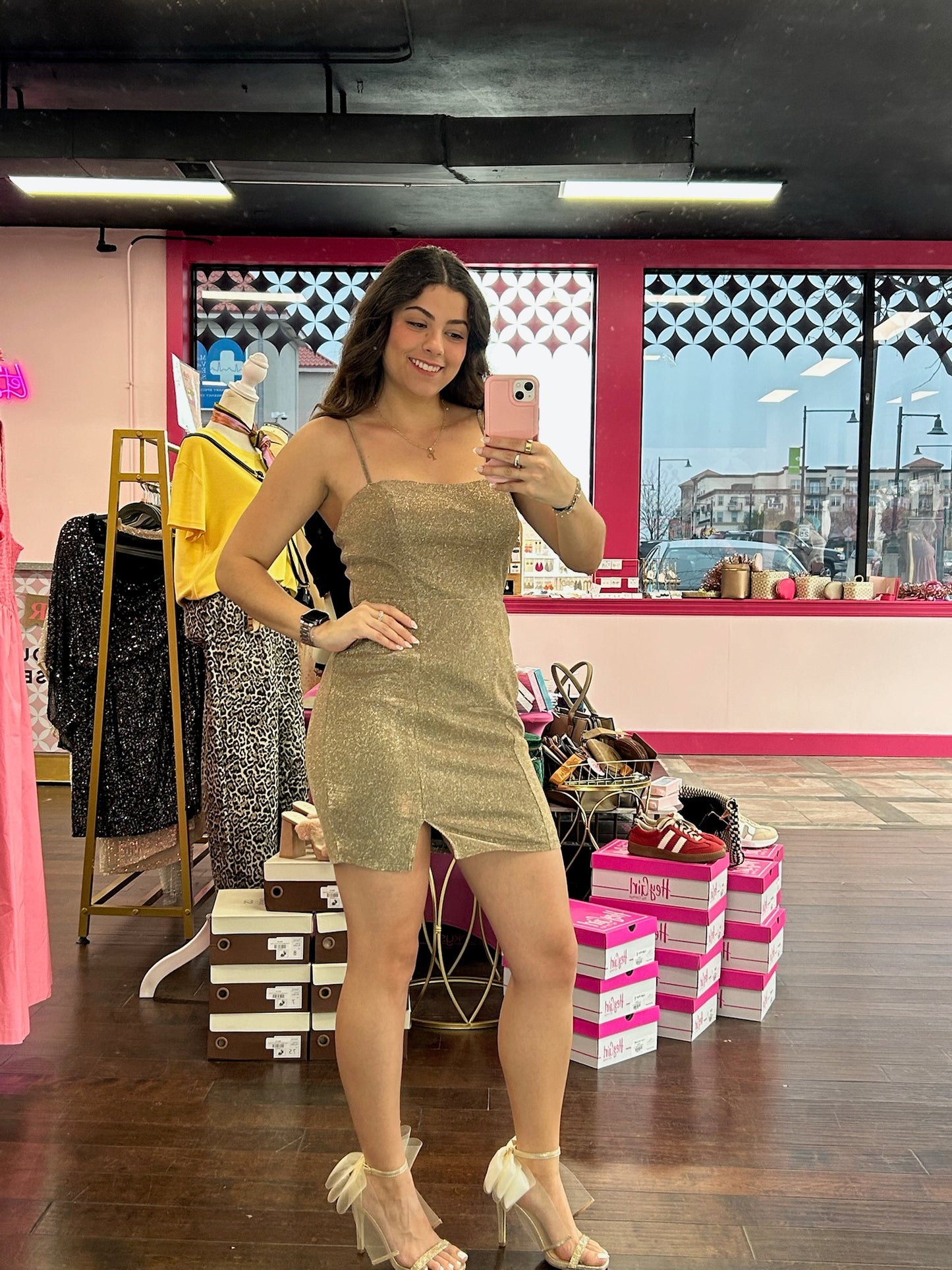 Golden Hour Mini Dress