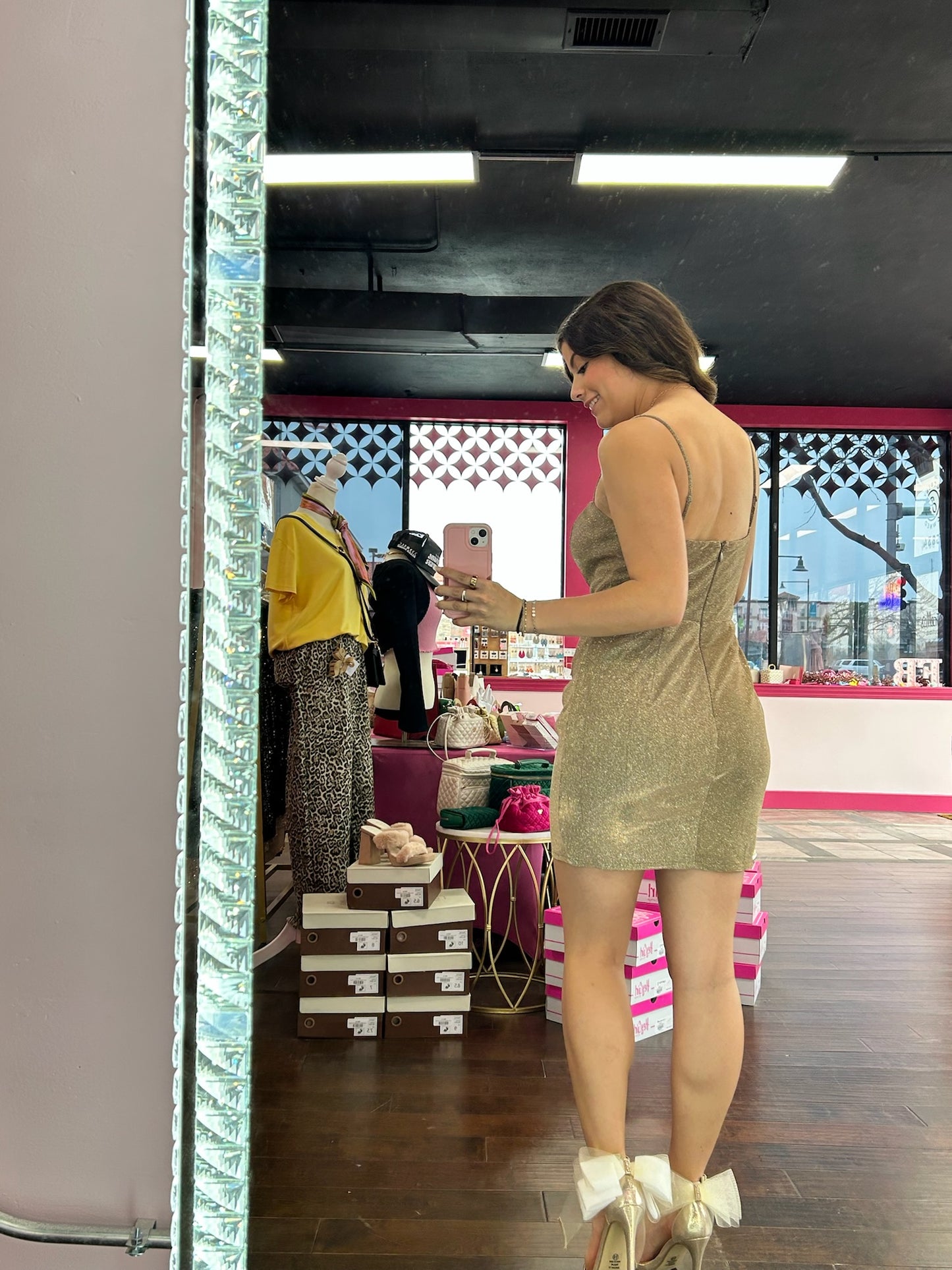 Golden Hour Mini Dress