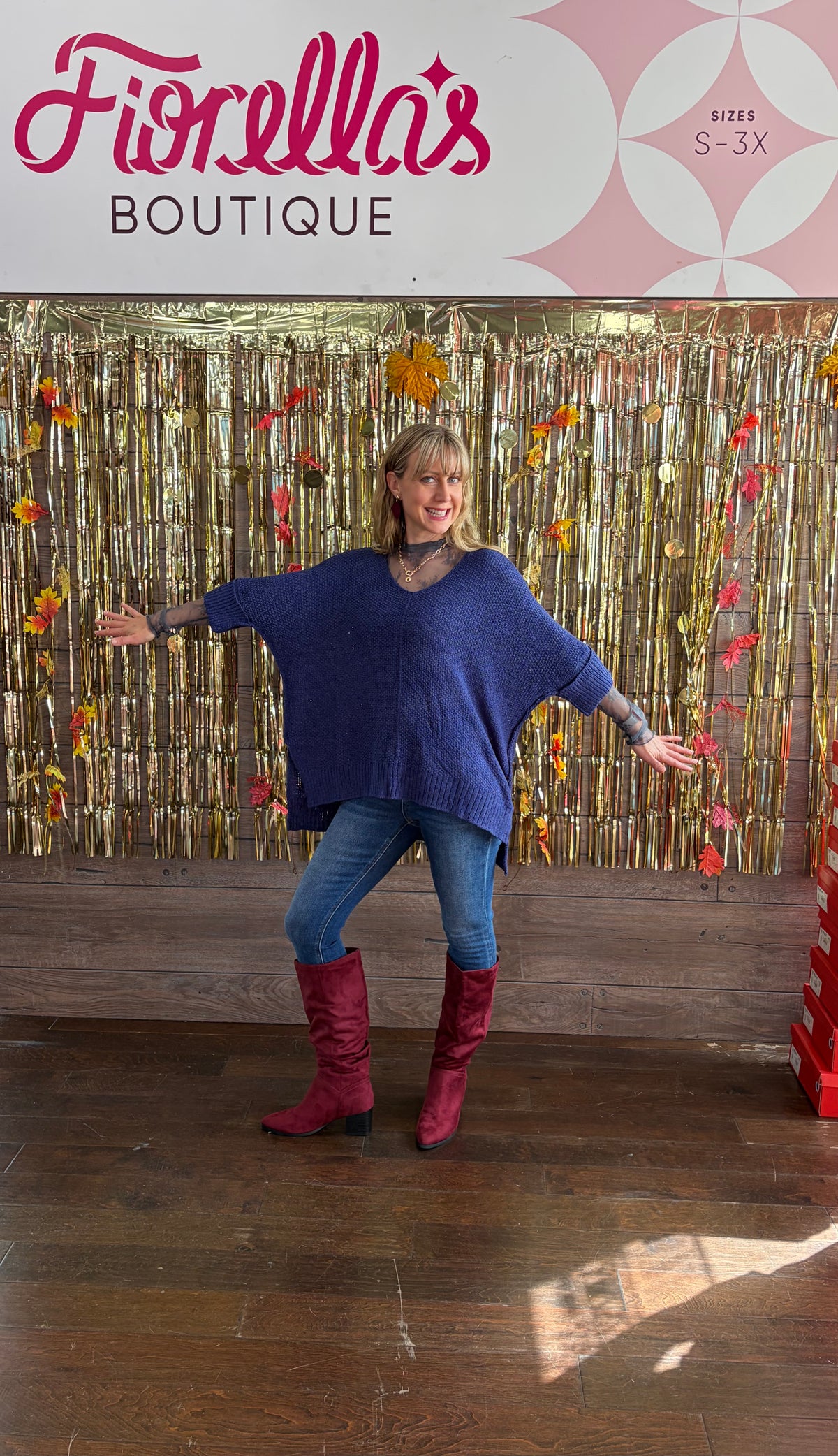 Easy Does It Knit Sweater (O/S)