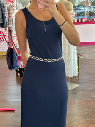 Pave Link Chain Belt