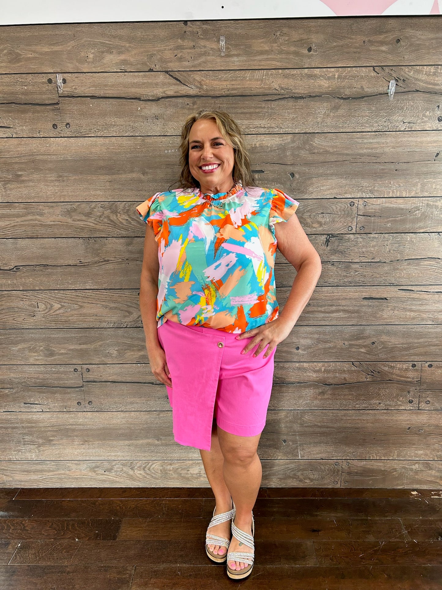 Curvy Everyday Skort Green