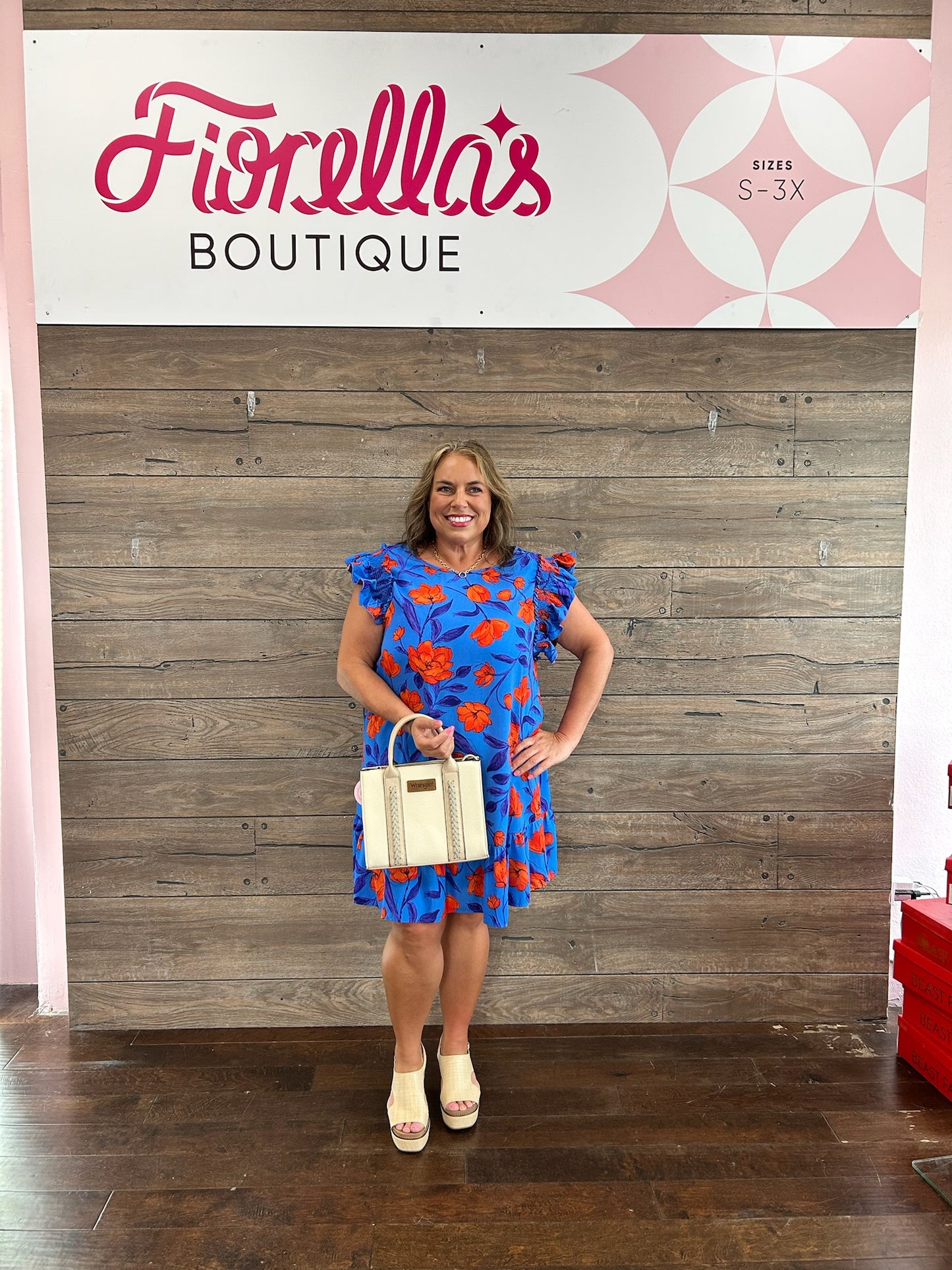Curvy Bold Bloom Dress